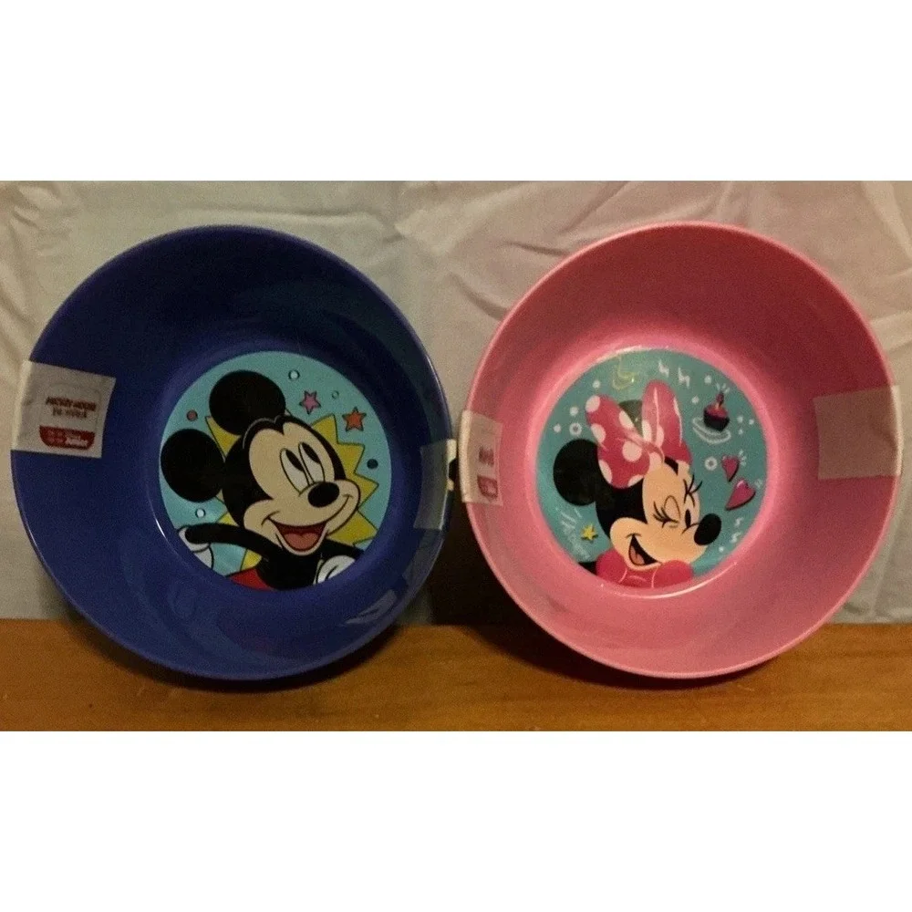 Disney Junior Mickey And Minnie Mouse Set Of 4 Bowls, New